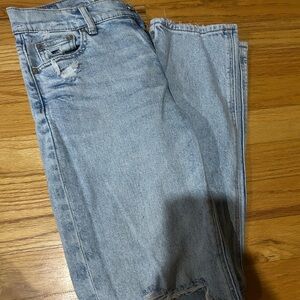 American Eagle Outfitters Light Blue High-Rise Jeans
